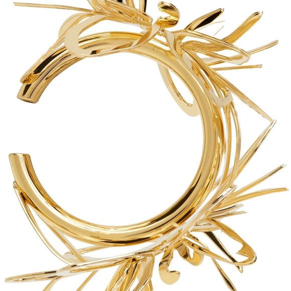 COPY - Y Project Gold Hibiscus Single Ear Cuff - Picture 1 of 6
